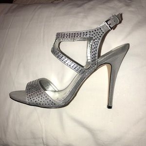 Sold! Steve Madden Sliver Heels